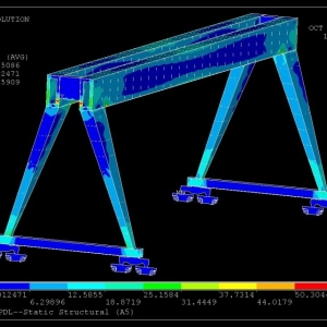 �����C����Ԫ���� finite element analysis of gantry crane